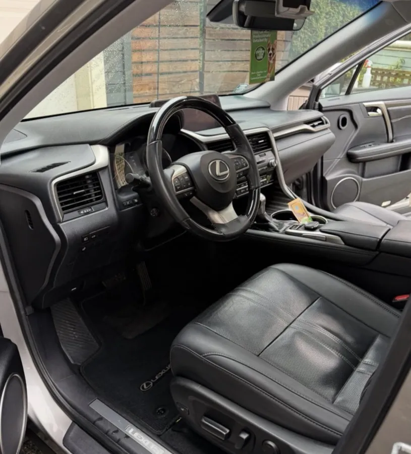 Lexus interior after detailing